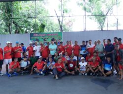 Pj Bupati Takalar Sambut Tim Graha Tenis Club (GTC) Makassar Di PELTI Kab. Takalar