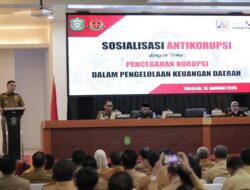 Buka Sosialisasi Anti Korupsi, Pj. Bupati Minta Perbaiki Tim Kerja dan Niat dalam mencegah Korupsi di Takalar
