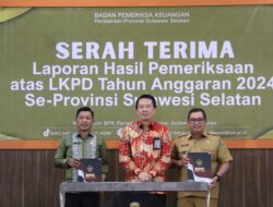 “Quadruple”, Pemkab Takalar Raih WTP Empat Kali Berturut-turut