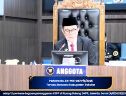 Nama Baik Direhabilitasi, Ketua dan Anggota Bawaslu Takalar Tidak Melanggar Kode Etik