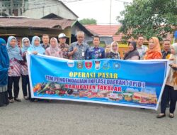 Menyambut Bulan Ramadhan 1447 H Pemda Takalar bersama TIM TPID melakukan Operasi Pasar.