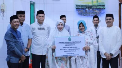 Wabup Hengky Yasin Bersama Ketua Bidang I TP PKK Takalar Safari Ramadan di Lengkese