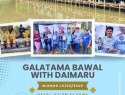 Disponsori DAIMARU, Puluhan Angler Sulsel Ramaikan Lomba Mancing Galatama Bawal di Gowa