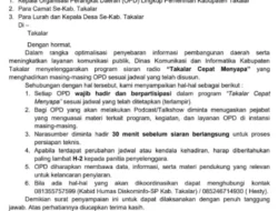 DINAS KOMINFO TAKALAR LAUNCHING PROGRAM BARU “TAKALAR CEPAT MENYAPA”