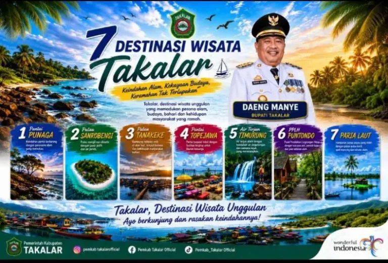 Takalar Promosikan 7 Destinasi Wisata Unggulan, Daeng Manye Ajak Wisatawan Nikmati Pesona Alam dan Budaya