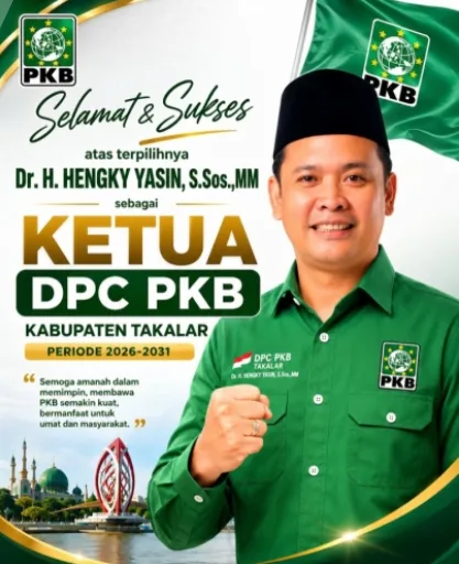 Ketua Baru PKB Takalar, H.Hengky Yasin Usung Semangat Pembenahan dan Penguatan Struktur Partai