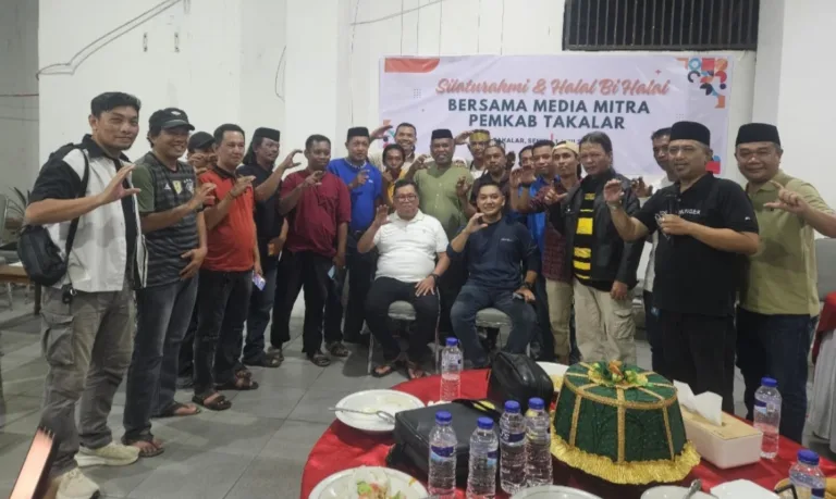 Bupati Daeng Manye Gelar Halal Bi Halal Bersama Media dan Camat Se-Kabupaten Takalar
