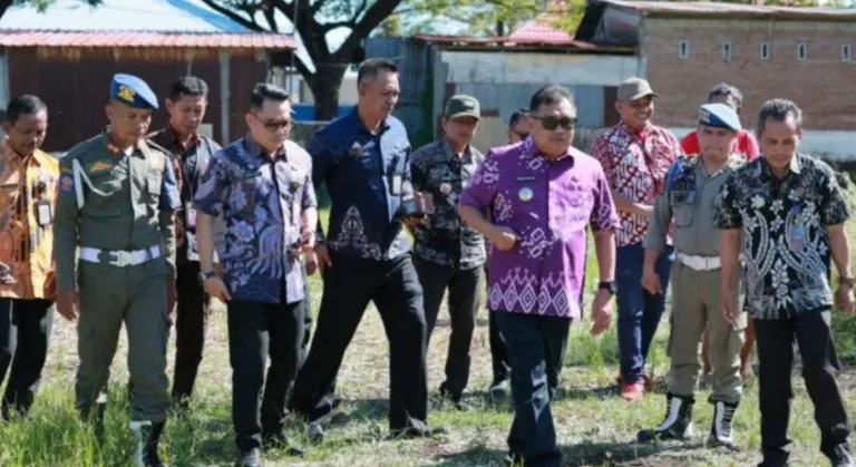 Bupati Takalar Tinjau Lokasi Pembangunan Kantor Kecamatan Laikang
