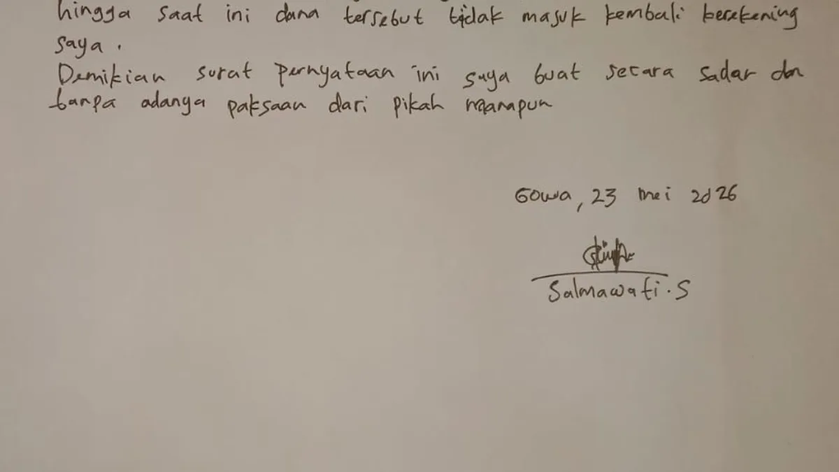 Dana diitarik kembali, Lalu Dicatat Menunggak, Nasabah Mekar Gowa Geram Belum Ada Penyelesaian lebih Setahun