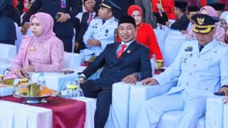Ketua DPRD Takalar Hadiri Upacara HUT RI ke-81 di Lapangan Makkatang Dg Sibali