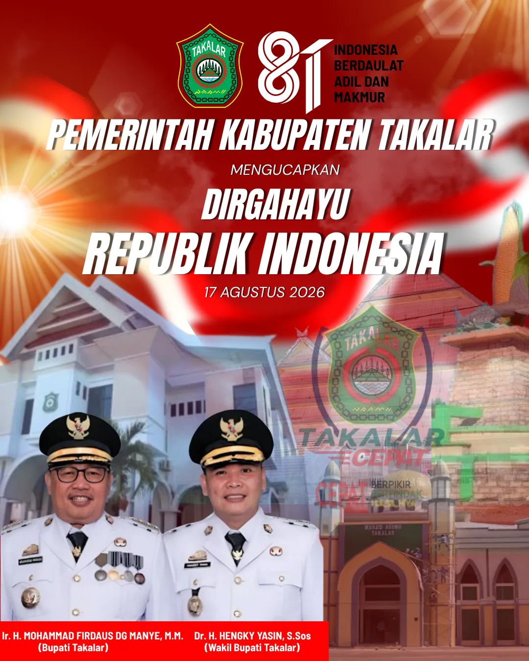 HUT RI Ke-81 Dirgahayu Republik Indonesia ke 81 Tahun - Suara Harapan news