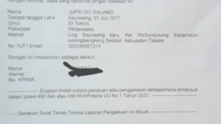 Oknum anggota DPRD Takalar di lapor atas dugaan penipuan